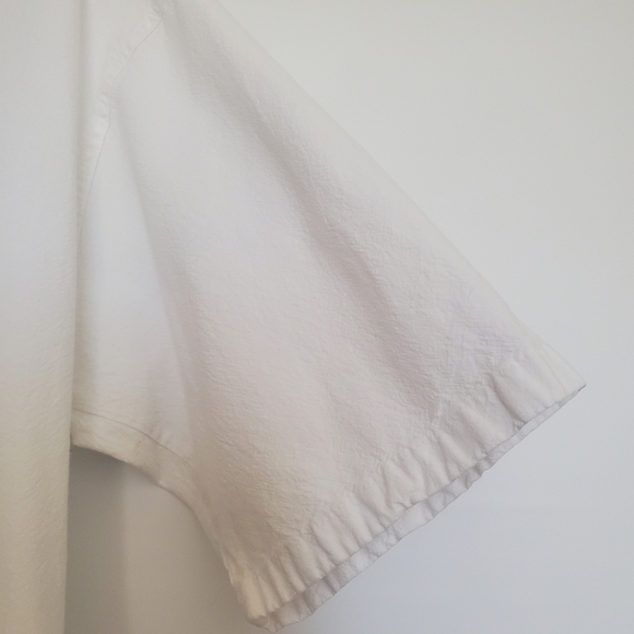 CORINTO MENS SHIRT PULLOVER SPLIT-NECK EMBROIDERED GECKO WHITE ( S ) - Picture 8 of 9